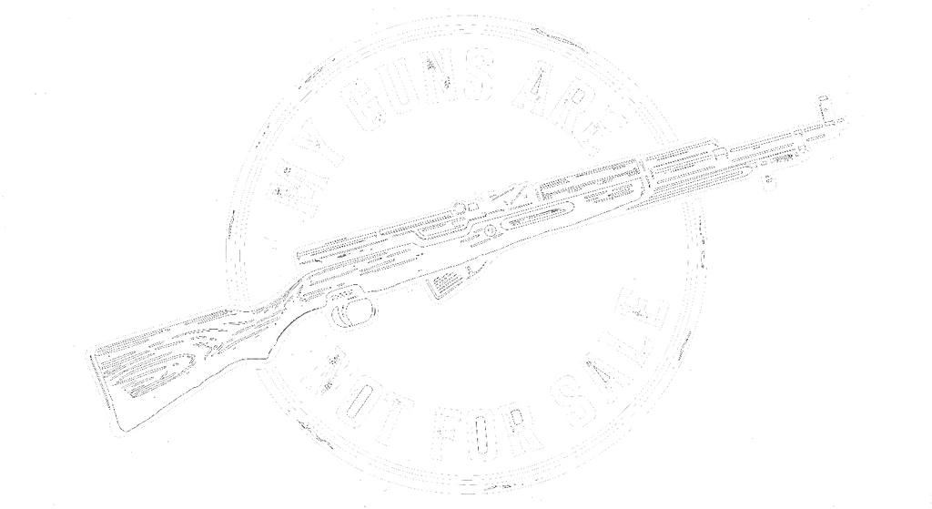MY GUNS ARE NOT FOR SALE - SKS Car Decal, sticker