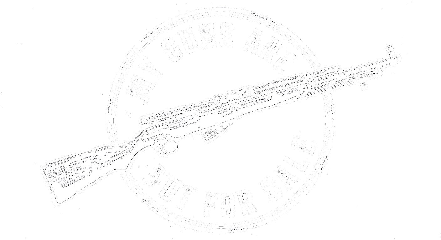 MY GUNS ARE NOT FOR SALE - SKS Car Decal, sticker