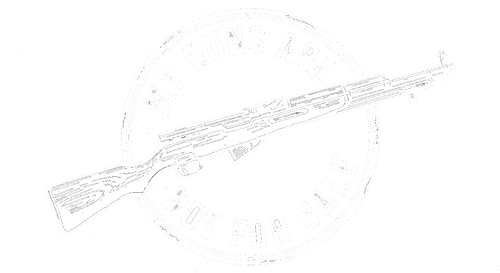 MY GUNS ARE NOT FOR SALE - SKS Car Decal, sticker