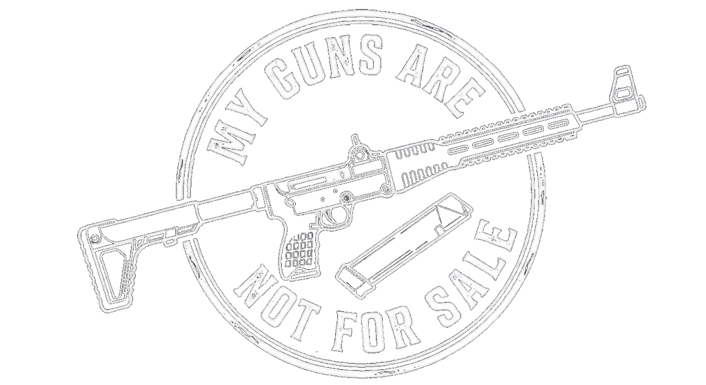 MY GUNS ARE NOT FOR SALE - SUB2000 Car Decal, sticker