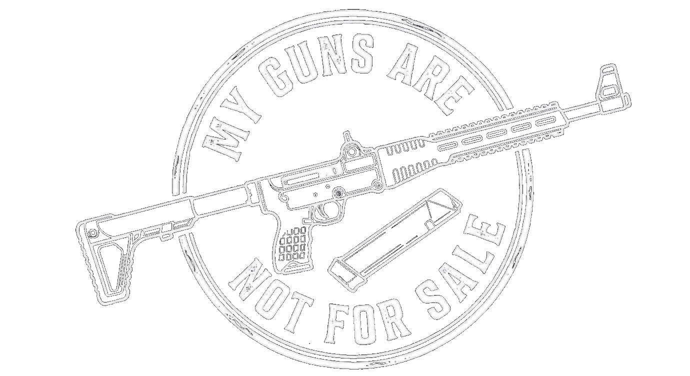 MY GUNS ARE NOT FOR SALE - SUB2000 Car Decal, sticker